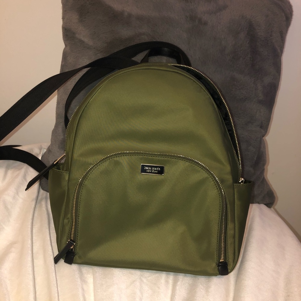 Kate Spade ♠️ Bookbag - Army Green